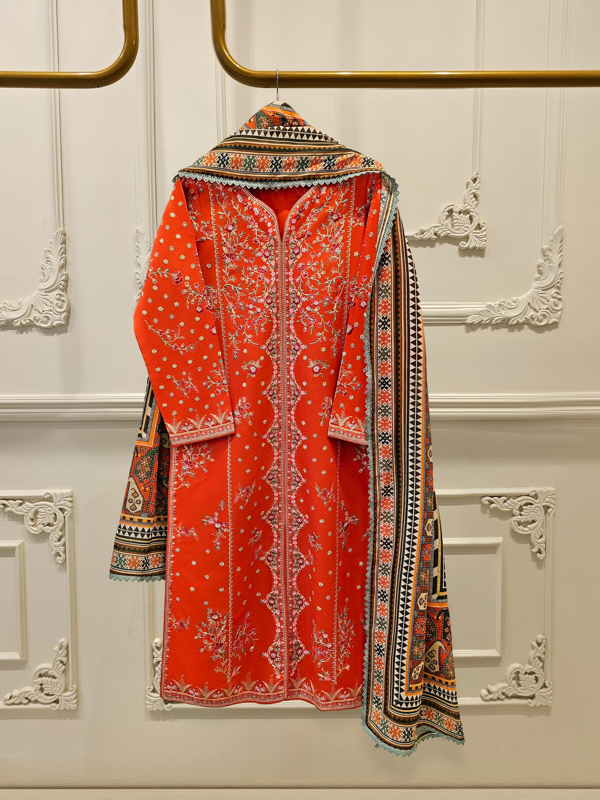 3 Piece - Pure Embroidered Lawn Suit
