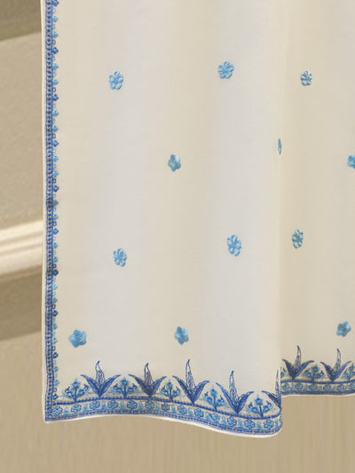 3 Piece - Pure Embroidered Cotton Net Suit