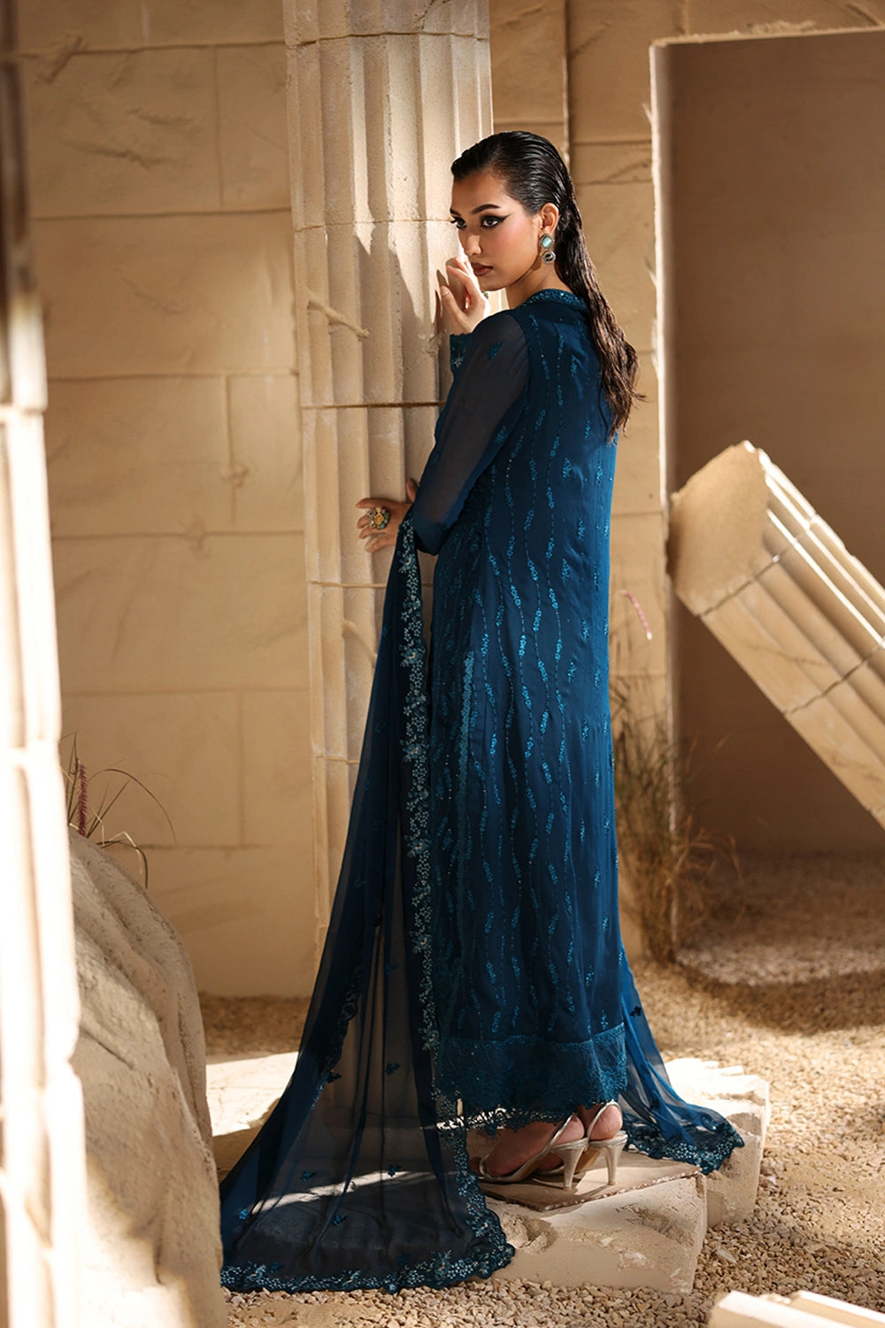 Luxe Embroidered Chiffon