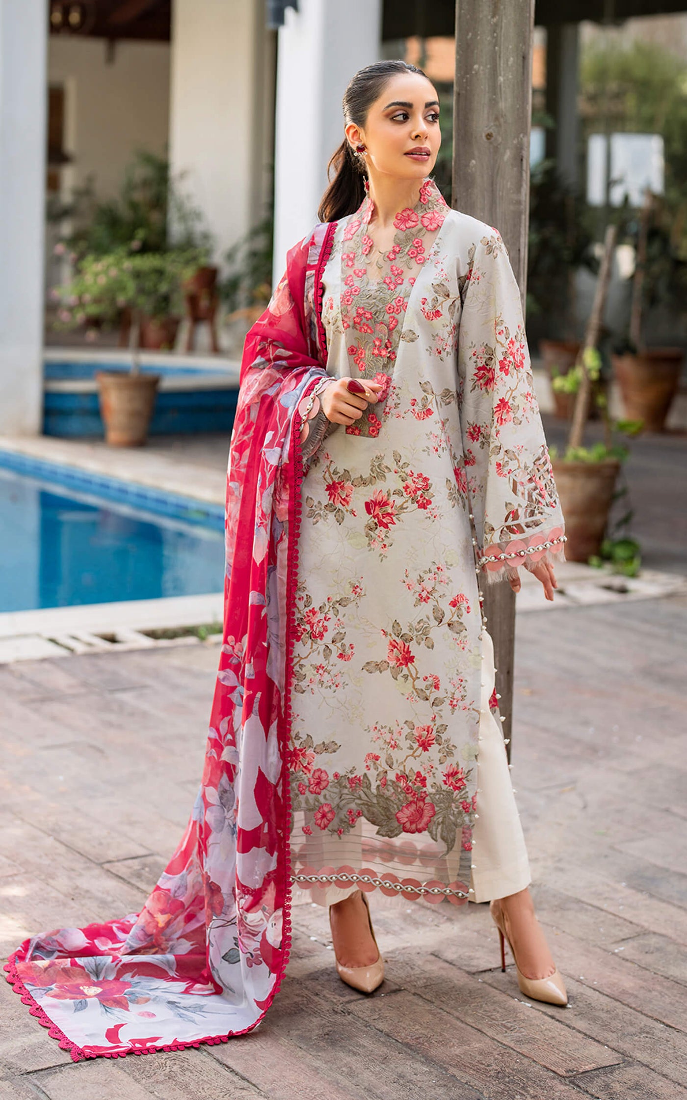 Chambeli MK-08 | Unstitched Lawn