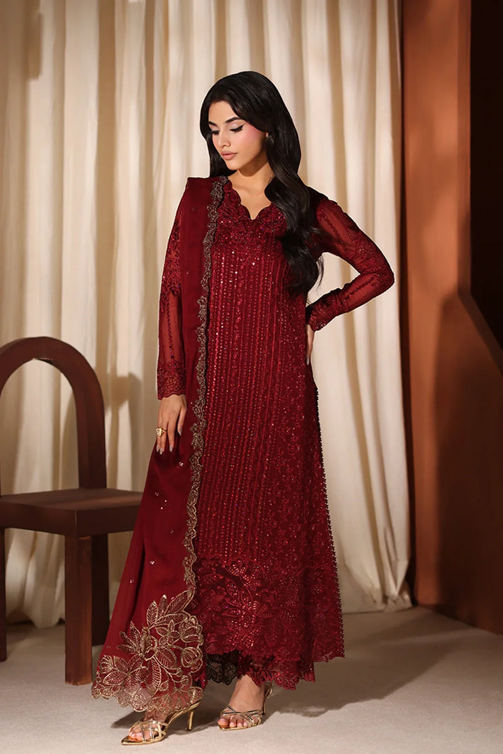 Luxe Embroidered  Lawn 3pcs