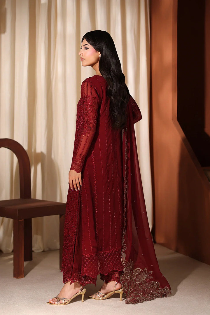 Luxe Embroidered  Lawn 3pcs