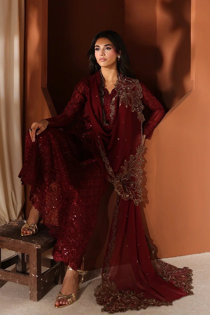 Luxe Embroidered  Lawn 3pcs
