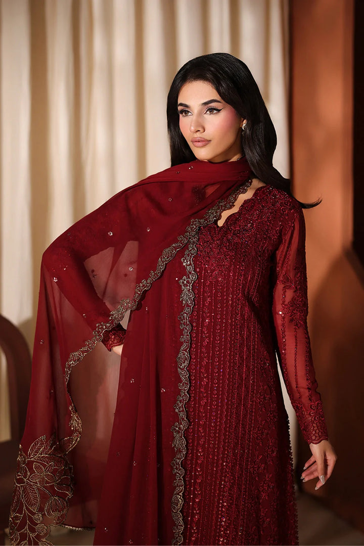 Luxe Embroidered  Lawn 3pcs