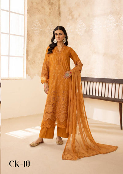 KHOOBSURAT SIGNATURE Chikenkari LAWN CK-10