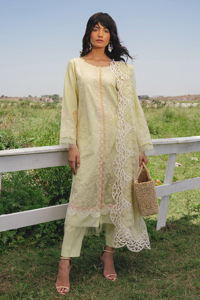 Sana Zubair Luxury Lawn - Citrine