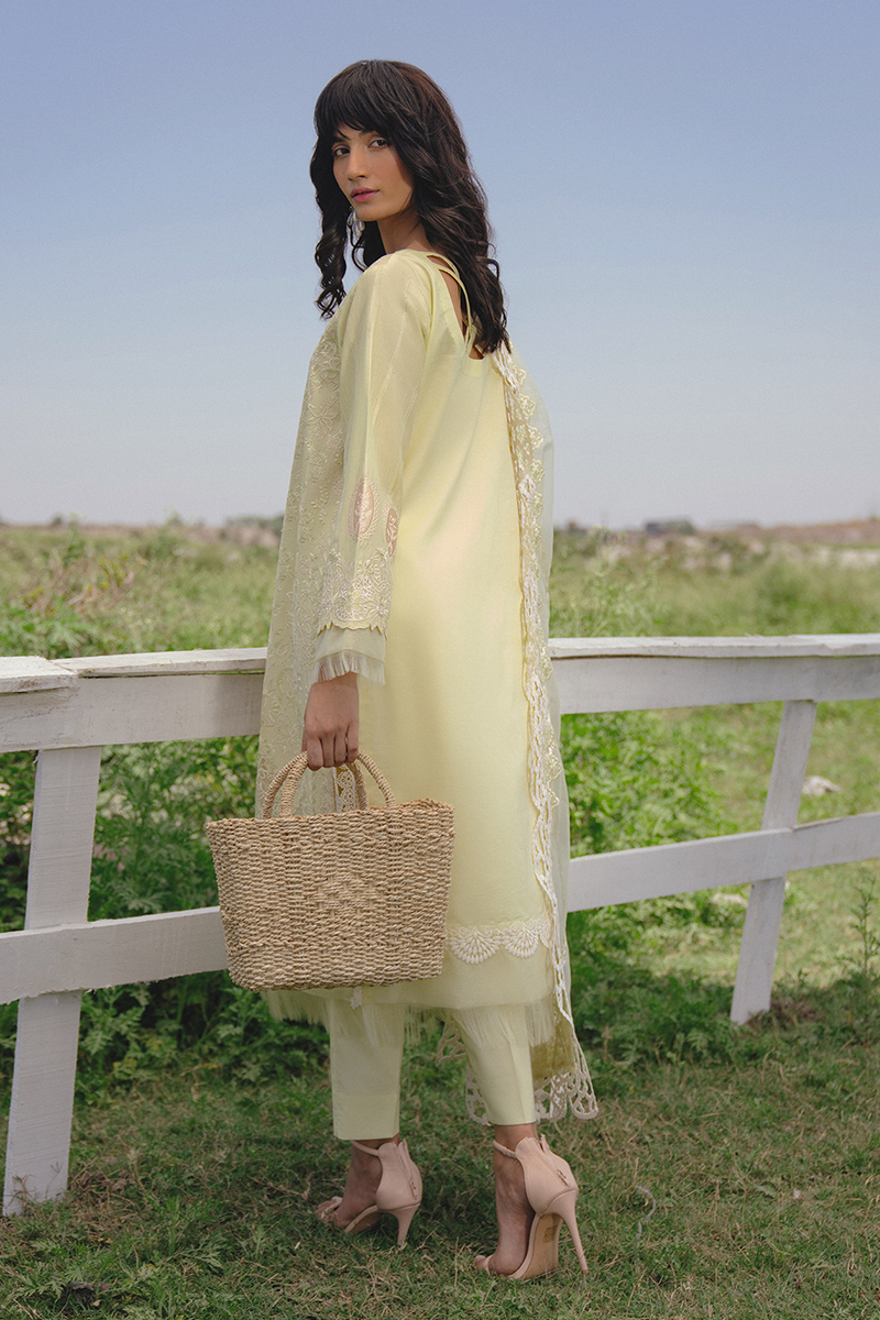 Sana Zubair Luxury Lawn - Citrine