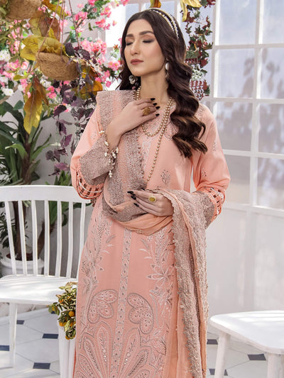 Afsoon by Humdum Embroidered Swiss Lawn