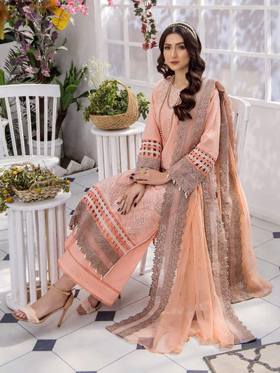 Afsoon by Humdum Embroidered Swiss Lawn