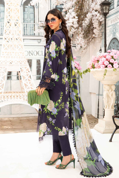 3 Piece Unstitched Embroidered Lawn Suit