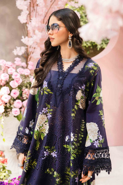3 Piece Unstitched Embroidered Lawn Suit