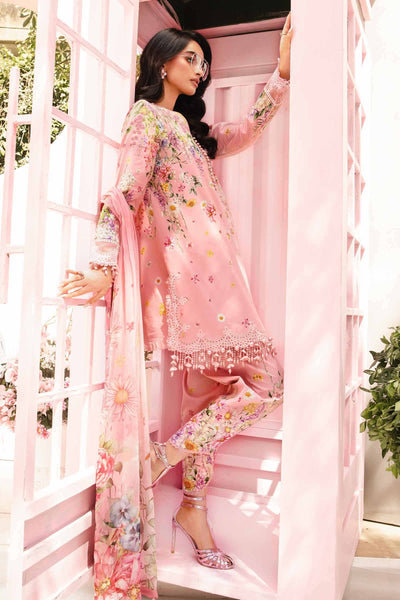 3 Piece Unstitched Embroidered Lawn Suit