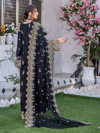 Afsoon by Humdum Embroidered Swiss Lawn