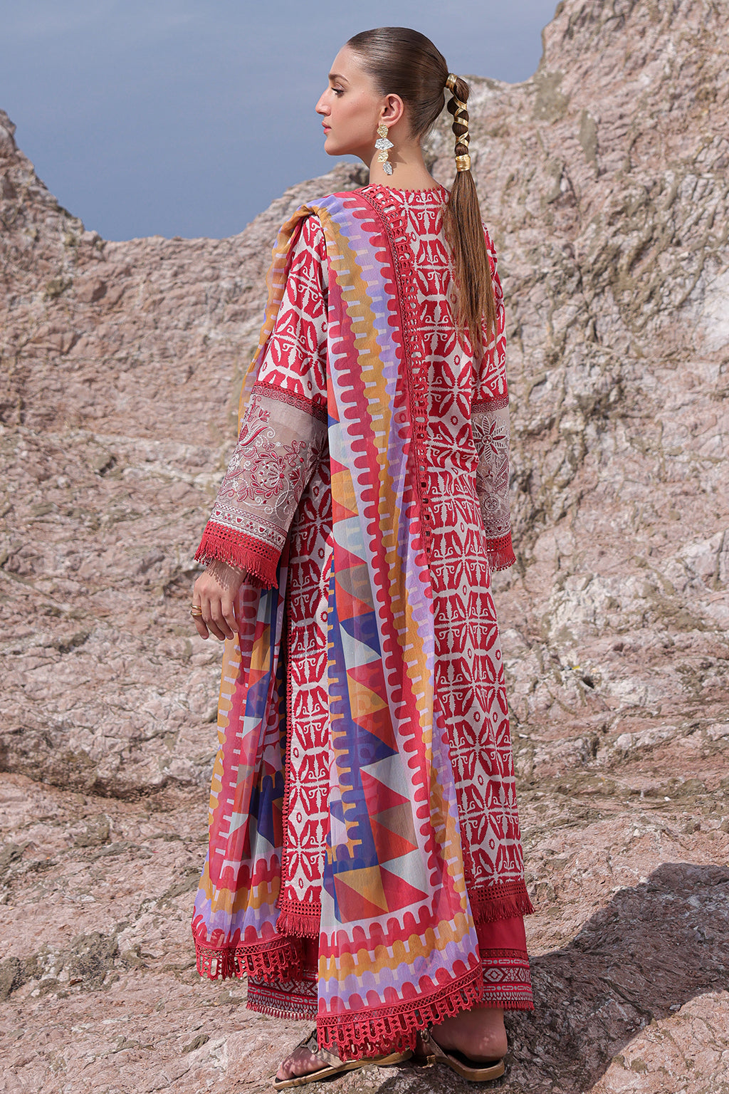 Ayzel Tropicana Embroidered Lawn