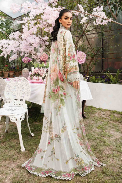 3 Piece Unstitched Embroidered Lawn Suit