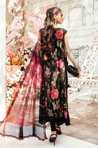 3 Piece Unstitched Embroidered Lawn Suit