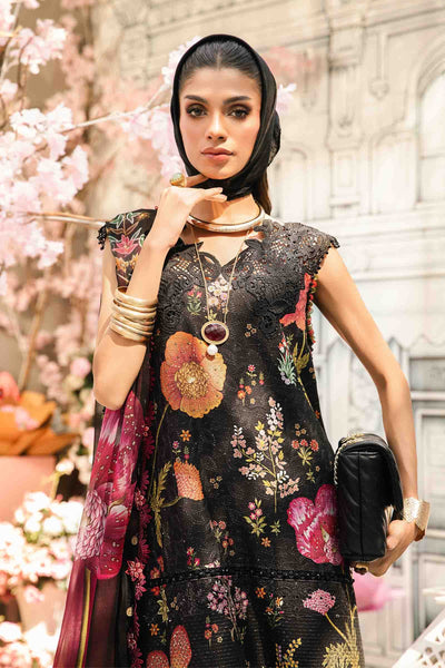 3 Piece Unstitched Embroidered Lawn Suit