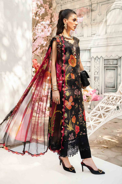 3 Piece Unstitched Embroidered Lawn Suit