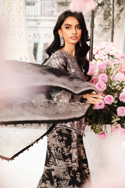 3 Piece Unstitched Embroidered Lawn Suit