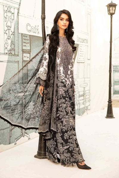 3 Piece Unstitched Embroidered Lawn Suit