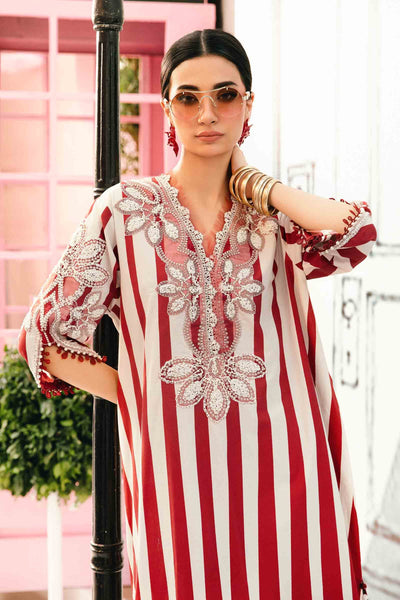 3 Piece Unstitched Embroidered Lawn Suit