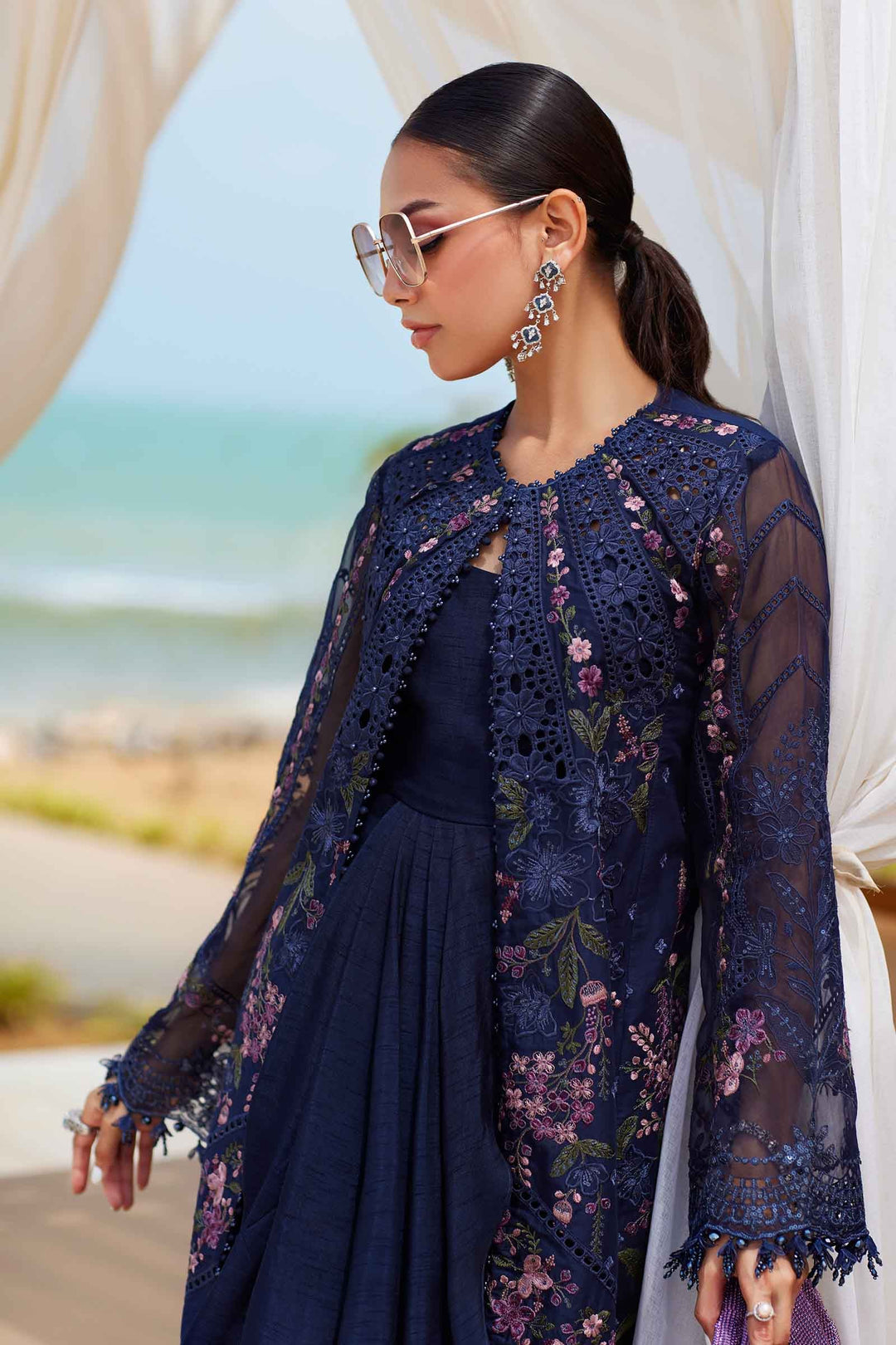 3 Piece Unstitched Embroidered Lawn Suit