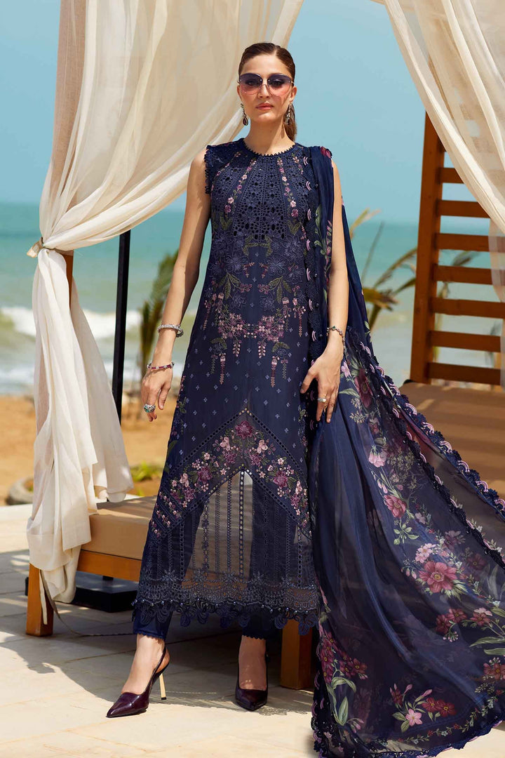 3 Piece Unstitched Embroidered Lawn Suit
