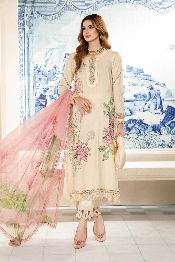 3 PIECE UNSTITCHED PRINTED SUIT MPT-2201-A