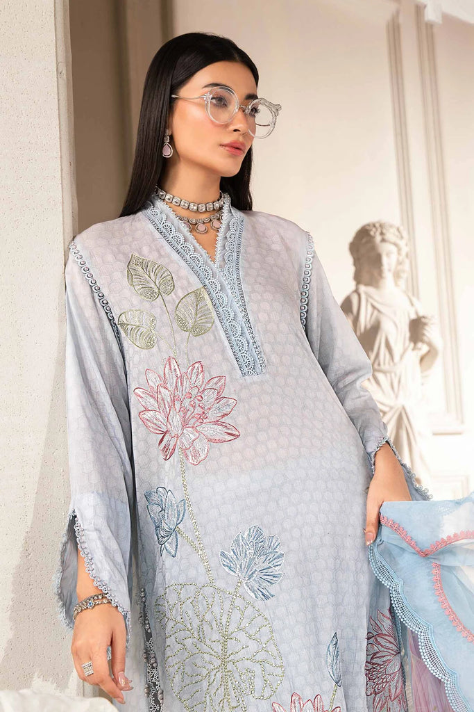 3 PIECE UNSTITCHED PRINTED SUIT MPT-2201-B