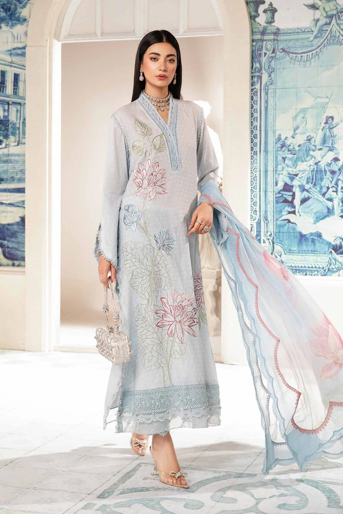 3 PIECE UNSTITCHED PRINTED SUIT MPT-2201-B