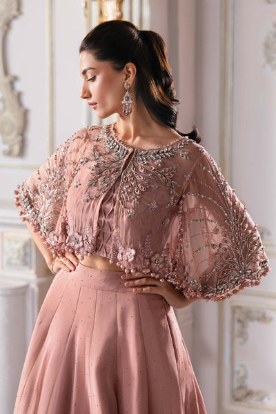 Unstitched Embroidered Chiffon Saree