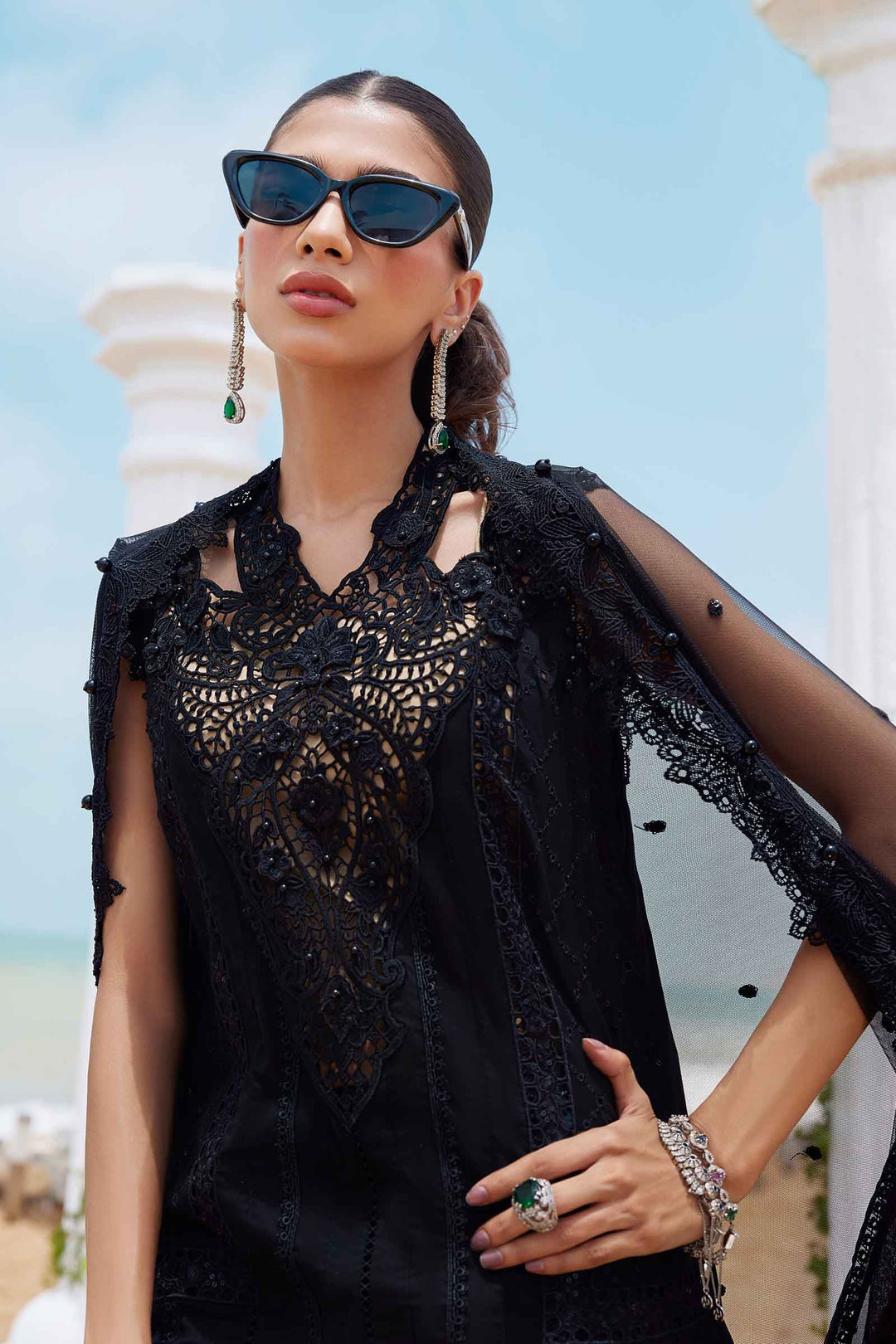 3 Piece Unstitched Embroidered Lawn Suit