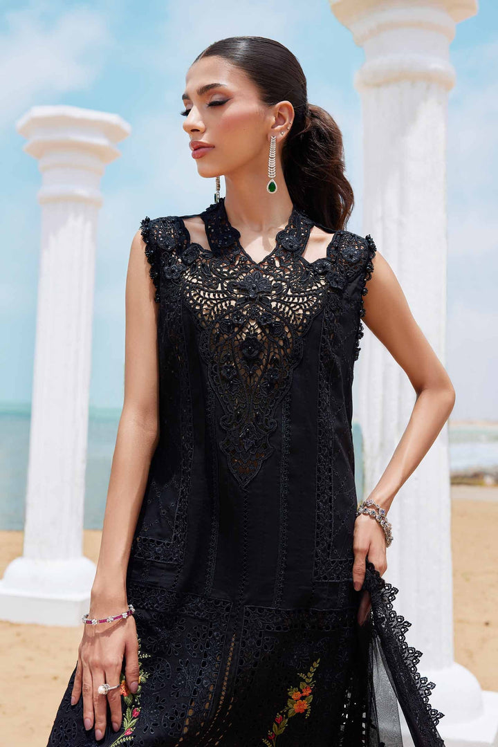 3 Piece Unstitched Embroidered Lawn Suit