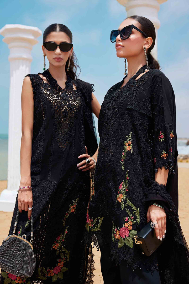 3 Piece Unstitched Embroidered Lawn Suit