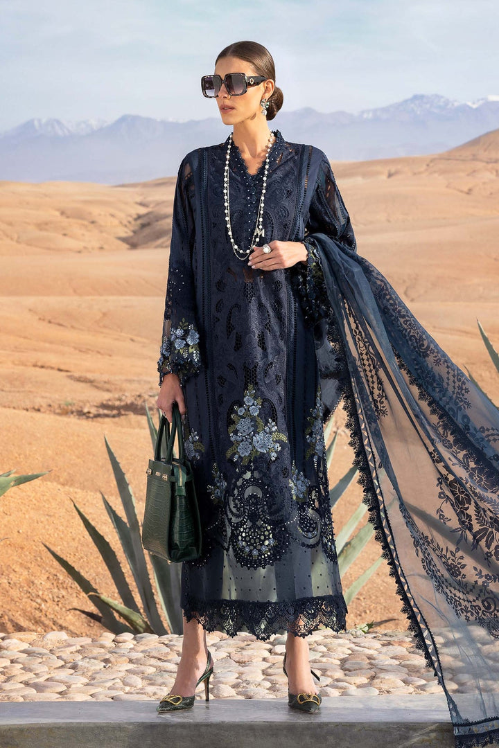 3 Piece Unstitched Embroidered Lawn Suit