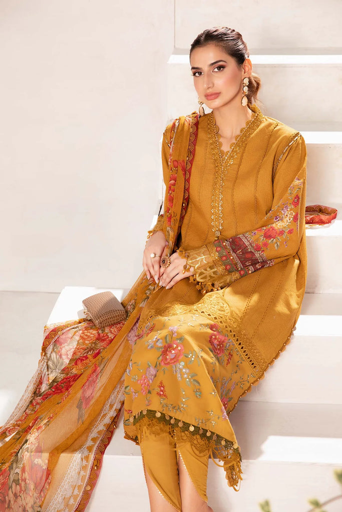 3 PIECE UNSTITCHED PRINTED SUIT MPT-2202-A