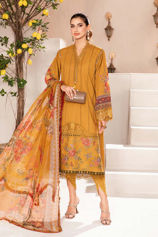 3 PIECE UNSTITCHED PRINTED SUIT MPT-2202-A