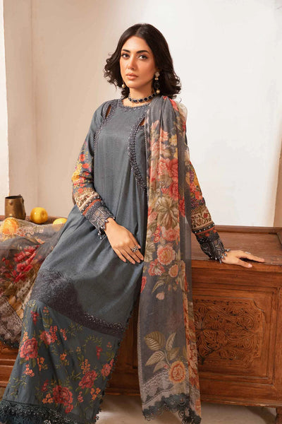 3 PIECE UNSTITCHED PRINTED SUIT MPT-2202-B