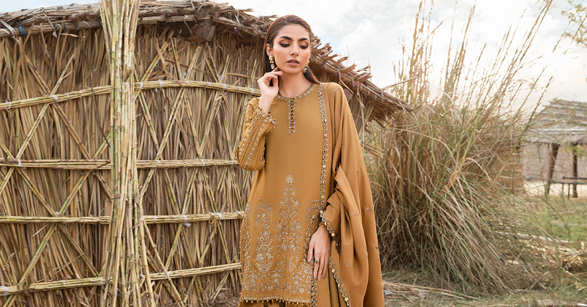 Maria.B M Print 3 Piece Unstitched Printed Linen Suit | MPT-2403-A