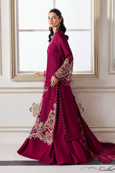 3 Piece Unstitched Embroidered Chiffon Suit