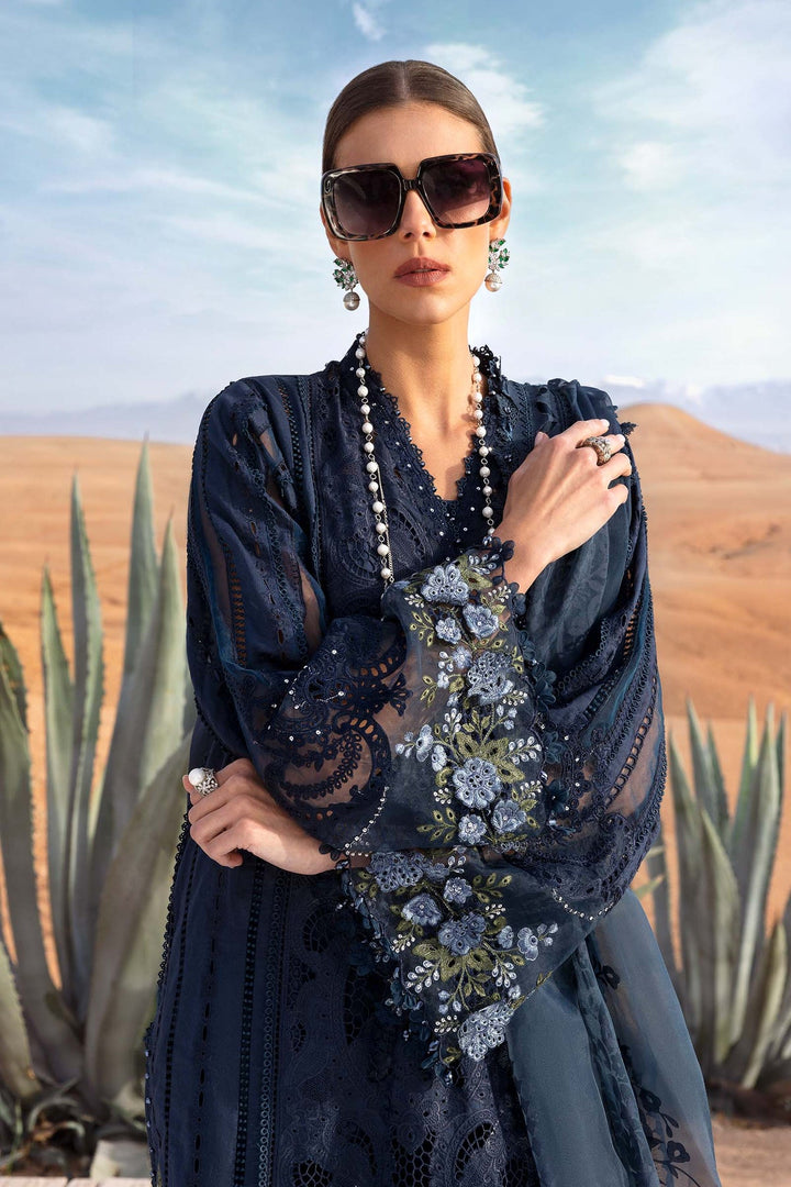 3 Piece Unstitched Embroidered Lawn Suit