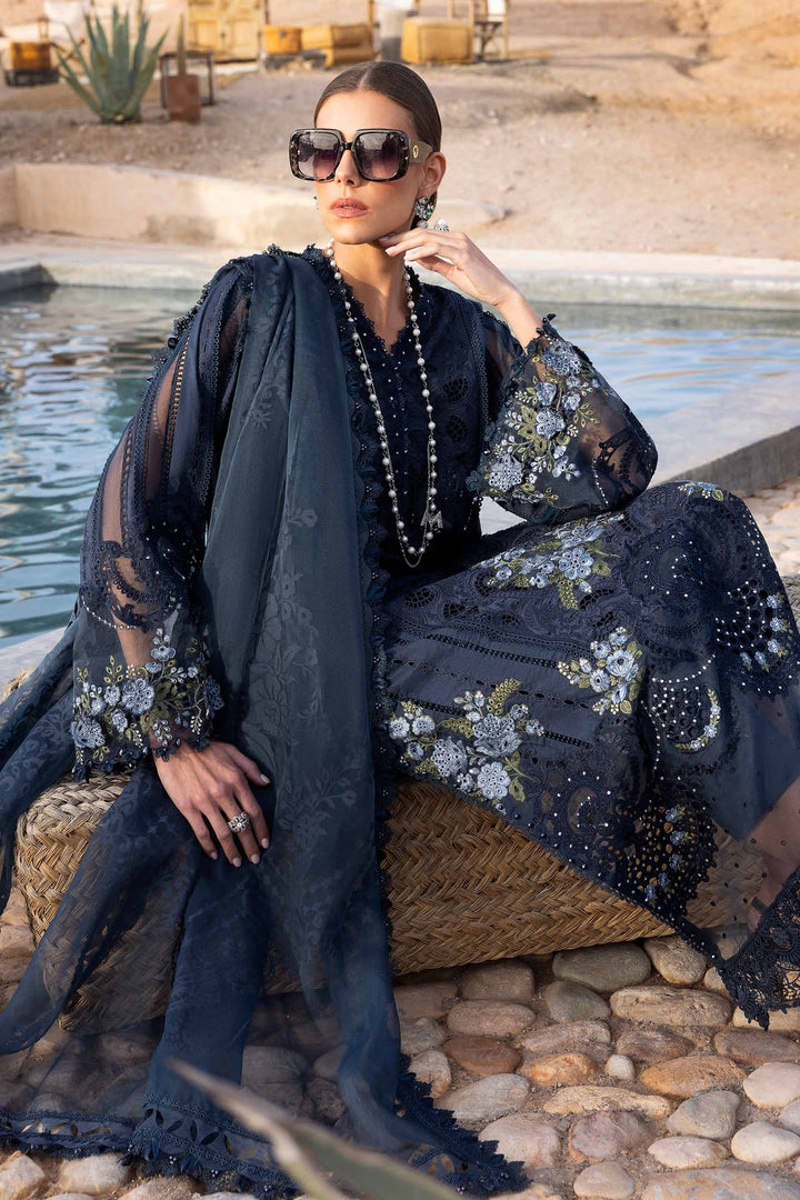 3 Piece Unstitched Embroidered Lawn Suit