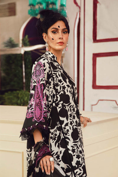 3 Piece Unstitched Embroidered Linen Suit