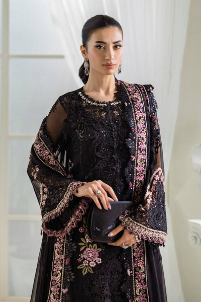 3 Piece Unstitched Embroidered Chiffon Suit