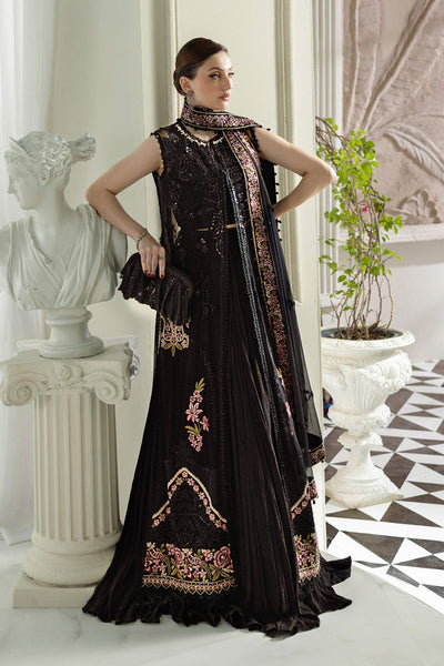 3 Piece Unstitched Embroidered Chiffon Suit