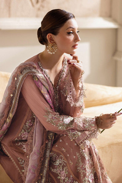 3 Piece Unstitched Embroidered Chiffon Suit