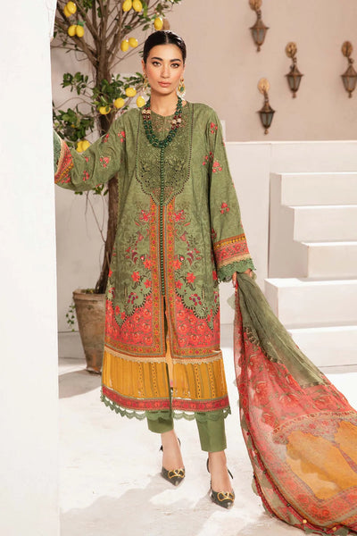 3 PIECE UNSTITCHED PRINTED SUIT MPT-2206-A