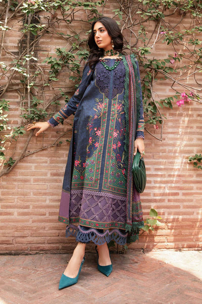 3 PIECE UNSTITCHED PRINTED SUIT MPT-2206-B