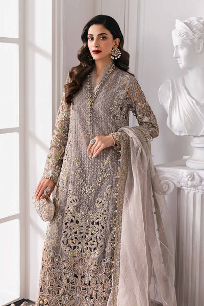 3 Piece Unstitched Embroidered Organza Suit
