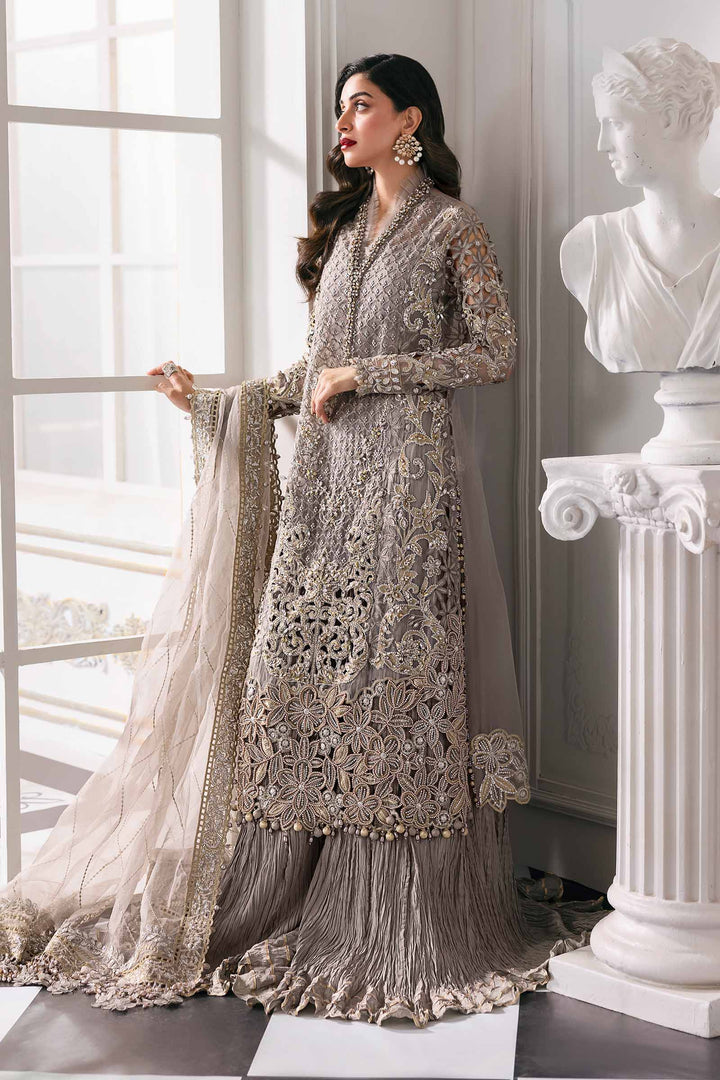 3 Piece Unstitched Embroidered Organza Suit